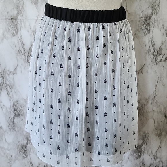 Maurices chiffon birdcage skirt size small - Picture 4 of 6